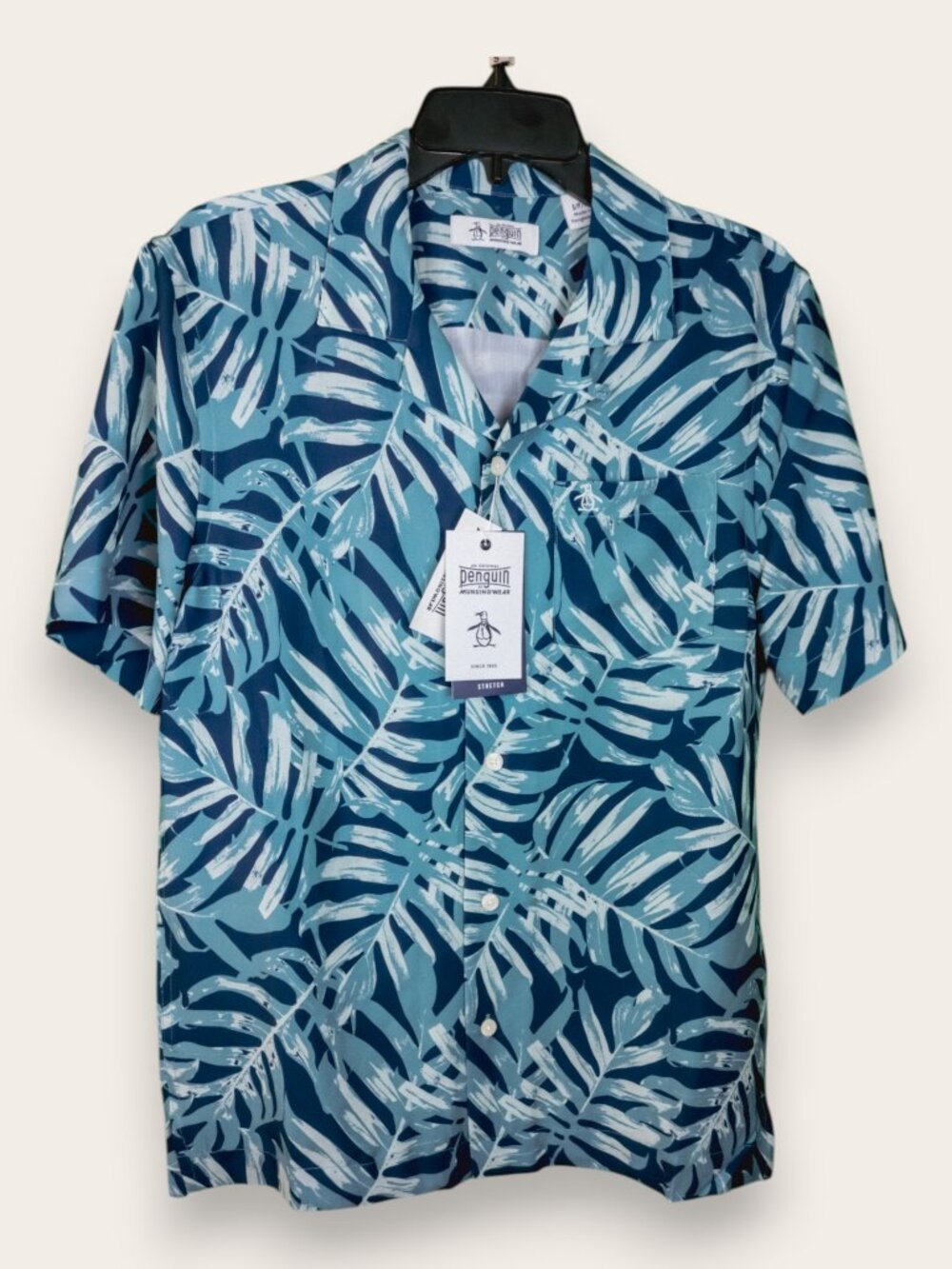 *SET!* Original Penguin Blue Wing Teal Shirt & Shorts Set S/CH $158